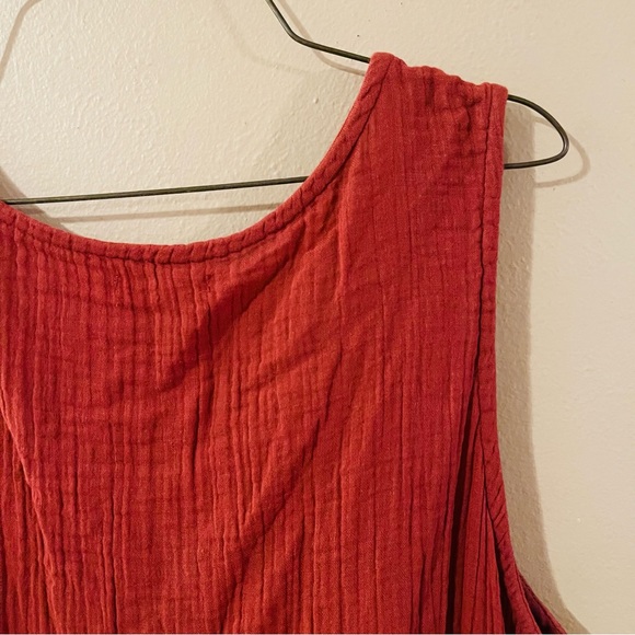 Maurice’s Rust Colored Button Front Dress - Picture 7 of 7